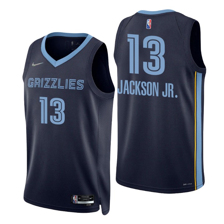 Limited Grizzlies #13 Jaren Jackson Jr. Navy Men'S 2022-23 Nba 75Th ...