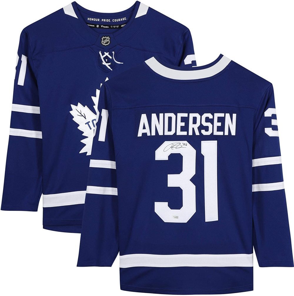 A Limited Frederik Andersen Jersey From the Toronto Maple Leafs