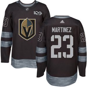 Adidas Golden Knights #23 Alec Martinez Black 1917- 2024 100th Anniversary Stitched NHL Jersey