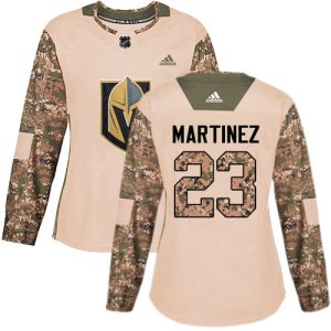 Adidas Golden Knights #23 Alec Martinez Camo Authentic 2024 Veterans Day Women's Stitched NHL Jersey