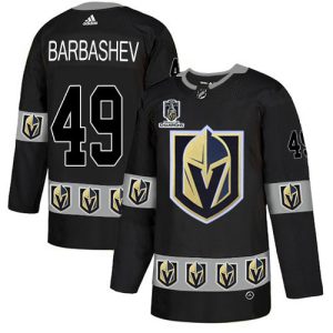 adidas golden knights #49 ivan barbashev black 2024 stanley cup champions authentic team logo fashion stitched nhl customized jersey