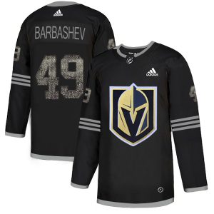 replica Adidas Golden Knights #49 Ivan Barbashev Black Authentic Classic Stitched NHL Jersey