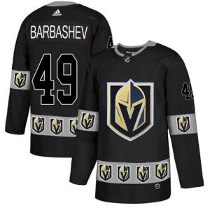 Adidas Golden Knights #49 Ivan Barbashev Black Authentic Team Logo Fashion Stitched NHL Jersey