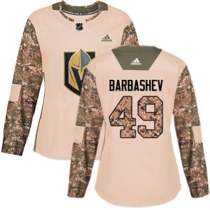 cheap Adidas Golden Knights #49 Ivan Barbashev Camo Authentic 2024 Veterans Day Women's Stitched NHL Jersey