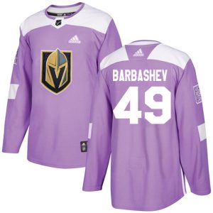 wholesale Adidas Golden Knights #49 Ivan Barbashev Purple Authentic Fights Cancer Stitched NHL Jersey