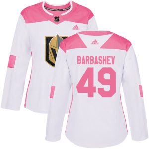 adidas golden knights #49 ivan barbashev white/pink authentic fashion women's stitched nhl cheap jersey