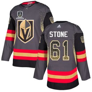 adidas golden knights #61 mark stone grey 2024 stanley cup champions home authentic drift fashion stitched nhl wholesale jersey