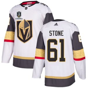 adidas golden knights #61 mark stone white road 2024 stanley cup champions authentic stitched nhl wholesale jersey