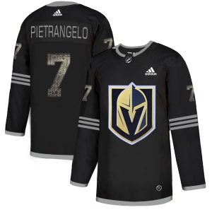 Adidas Golden Knights #7 Alex Pietrangelo Black Authentic Classic Stitched NHL Jersey