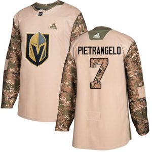 Adidas Golden Knights #7 Alex Pietrangelo Camo Authentic 2024 Veterans Day Stitched NHL Jersey