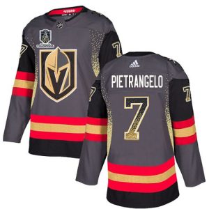 adidas golden knights #7 alex pietrangelo grey 2024 stanley cup champions home authentic drift fashion stitched nhl limited jersey