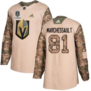 adidas golden knights #81 jonathan marchessault camo authentic 2024 stanley cup champions veterans day stitched nhl wholesale jersey