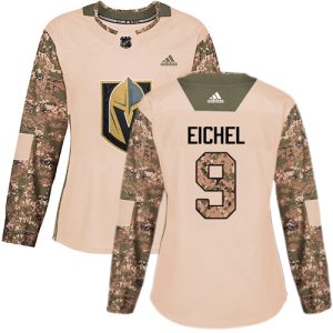 adidas golden knights #9 jack eichel camo authentic 2024 veterans day women's stitched nhl wholesale jersey