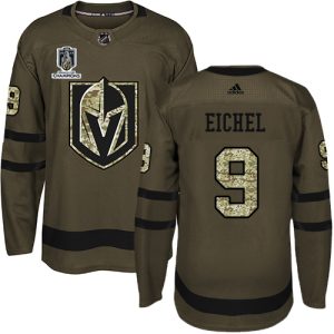 adidas golden knights #9 jack eichel green 2024 stanley cup champions salute to service stitched nhl wholesale jersey