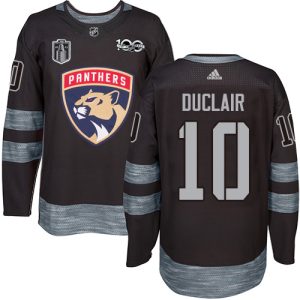 adidas panthers #10 anthony duclair black 2024 stanley cup final patch 100th anniversary stitched youth nhl wholesale jersey