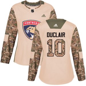 Adidas Panthers #10 Anthony Duclair Camo Authentic 2024 Veterans Day Women's Stitched NHL Jersey