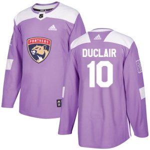 wholesale Adidas Panthers #10 Anthony Duclair Purple Authentic Fights Cancer Stitched NHL Jersey