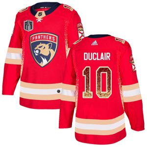 Adidas Panthers #10 Anthony Duclair Red 2024 Stanley Cup Final Patch Home Authentic Drift Fashion Stitched NHL Jersey