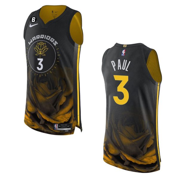 Golden State Warriors #3 Jordan Poole Men's Black 2024 22 Swingman NBA Jersey - City Edition