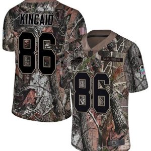 wholesale Bills #86 Dalton Kincaid Camo Men's Stitched NFL Limited Rush Realtree Jersey