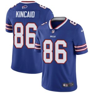 bills #86 dalton kincaid royal blue team color men's stitched nfl vapor untouchable limited wholesale jersey