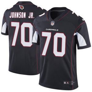 cardinals #70 paris johnson jr. black alternate men's stitched nfl vapor untouchable limited wholesale jersey