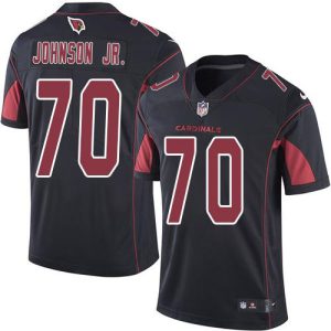 Cardinals #70 Paris Johnson Jr. Black Men's Stitched NFL Limited Rush Jersey