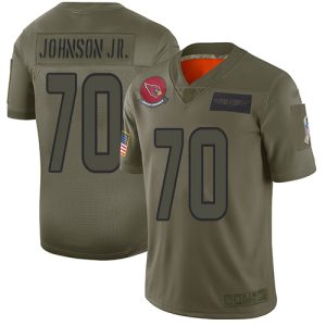 wholesale Cardinals #70 Paris Johnson Jr. Camo Men's Stitched NFL Limited 2024 Salute To Service Jersey