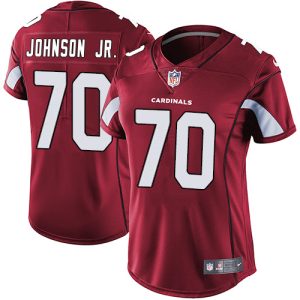 wholesale Cardinals #70 Paris Johnson Jr. Red Team Color Women's Stitched NFL Vapor Untouchable Limited Jersey