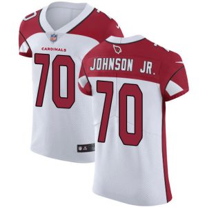 Cardinals #70 Paris Johnson Jr. White Men's Stitched NFL New Elite Jersey