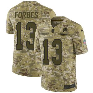 Commanders #13 Carson Wentz Camo Men's Stitched NFL Limited 2024 Salute To Service Jersey