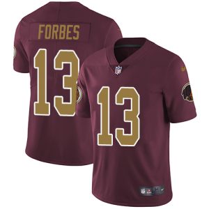 wholesale Commanders #13 Emmanuel Forbes Burgundy Red Alternate Youth Stitched NFL Vapor Untouchable Limited Jersey