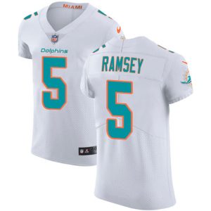 wholesale Dolphins #5 Jalen Ramsey White Men's Stitched NFL Vapor Untouchable Elite Jersey