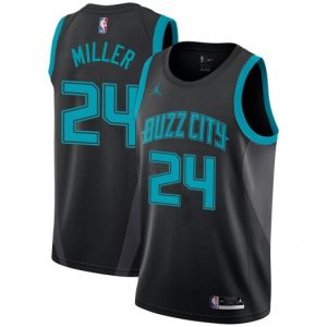 replica Hornets #24 Brandon Miller Black Women's NBA Jordan Swingman City Edition 2024 19 Jersey