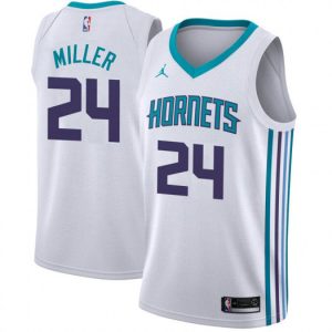 Hornets #24 Brandon Miller White NBA Jordan Swingman Association Edition Jersey