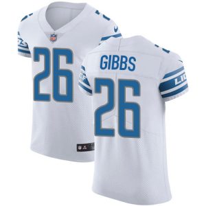 lions #26 jahmyr gibbs white men's stitched nfl new elite wholesale jersey