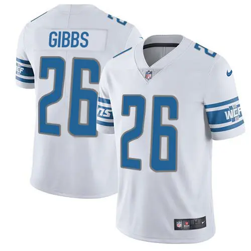 Lions #26 Jahmyr Gibbs White Men's Stitched NFL Vapor Untouchable Limited Jersey