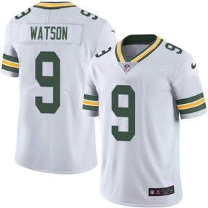 Packers #9 Christian Watson White Men's Stitched NFL Vapor Untouchable Limited Jersey