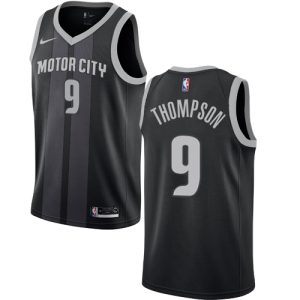 wholesale Pistons #9 Ausar Thompson Black NBA Swingman City Edition 2024 19 Jersey