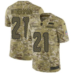 Seahawks #21 Devon Witherspoon Camo Men's Stitched NFL Limited 2024 Salute To Service Jersey