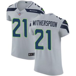 limited Seahawks #21 Devon Witherspoon Grey Alternate Men's Stitched NFL New Elite Jersey