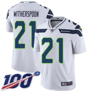 Seahawks #21 Devon Witherspoon White Men's Stitched NFL 100th Season Vapor Untouchable Limited Jersey