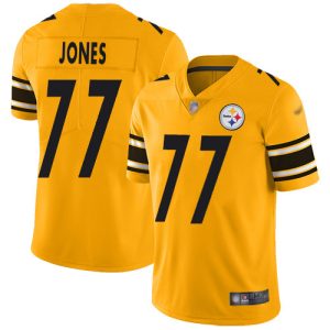 Steelers #77 Broderick Jones Gold Men's Stitched NFL Limited Inverted Legend Jersey