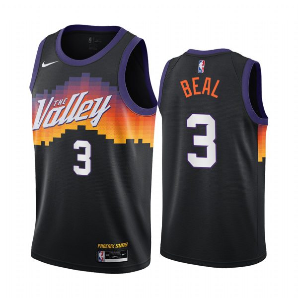 Suns #3 Bradley Beal Black Women's NBA Swingman 2023-24 City Edition Jersey