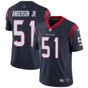 Texans #51 Will Anderson Jr. Navy Blue Team Color Men's Stitched NFL Vapor Untouchable Limited Jersey