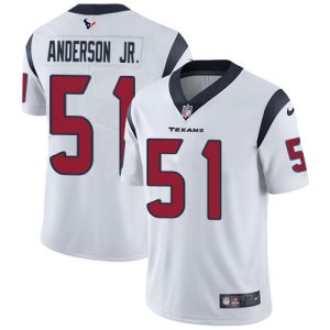 Texans #51 Will Anderson Jr. White Men's Stitched NFL Vapor Untouchable Limited Jersey