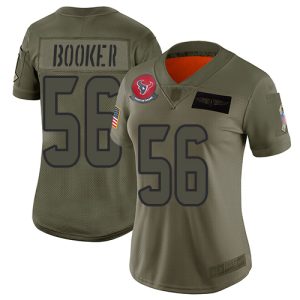 texans #56 thomas booker camo women's stitched nfl limited 2024 salute to service wholesale jersey