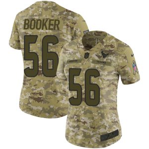 texans #56 thomas booker camo women's stitched nfl limited 2024 salute to service cheap jersey