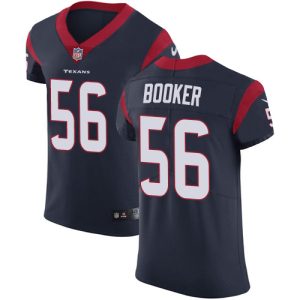 Texans #56 Thomas Booker Navy Blue Team Color Men's Stitched NFL Vapor Untouchable Elite Jersey