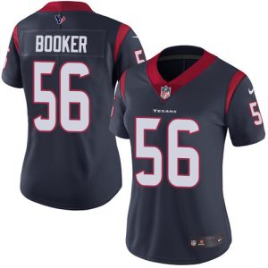 cheap Texans #56 Thomas Booker Navy Blue Team Color Women's Stitched NFL Vapor Untouchable Limited Jersey